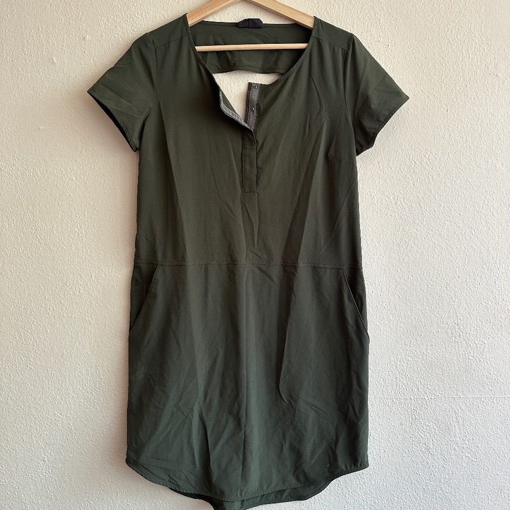 Ex Officio Olive Green Dress